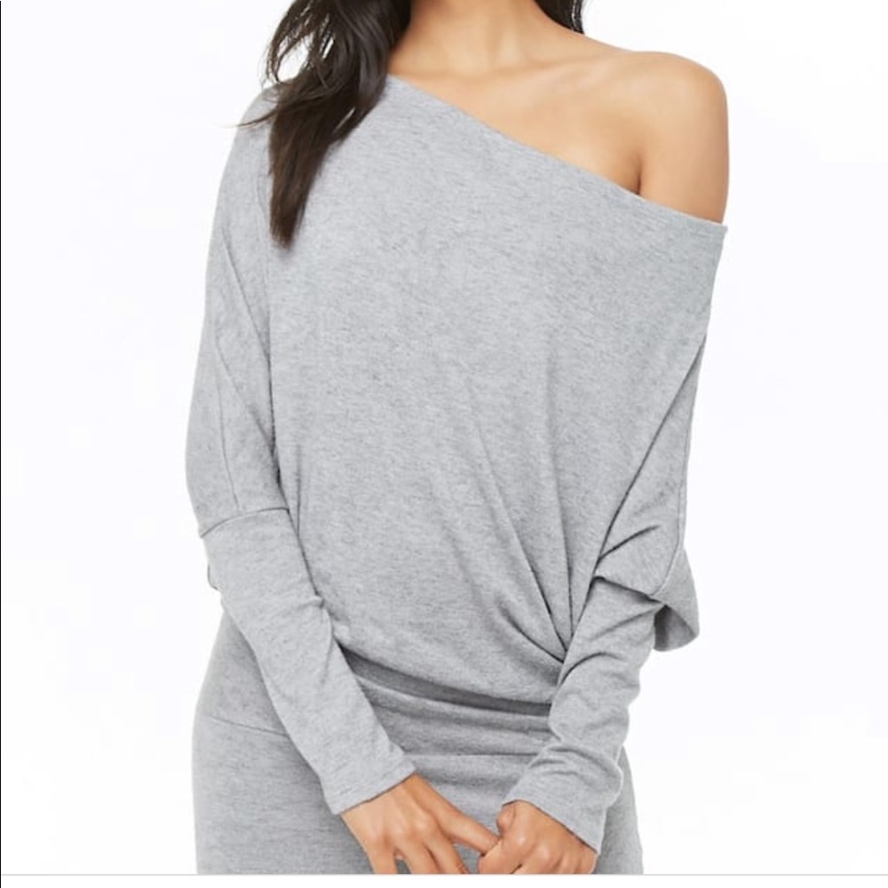 Off the shoulder mini dress